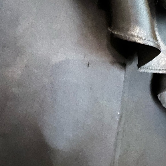 Scott McClintock vintage black gold lace long sleeve formal Gown dress size 12 - Picture 11 of 11